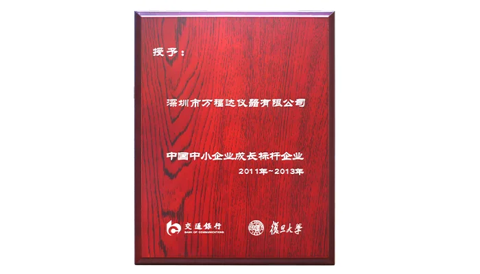 中国中小企业成长标杆企业