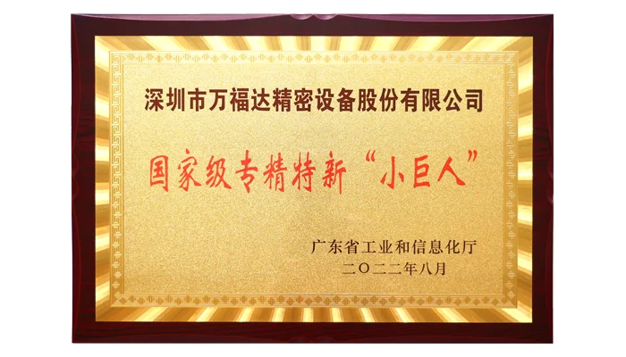 国家级专精特新“小巨人”企业